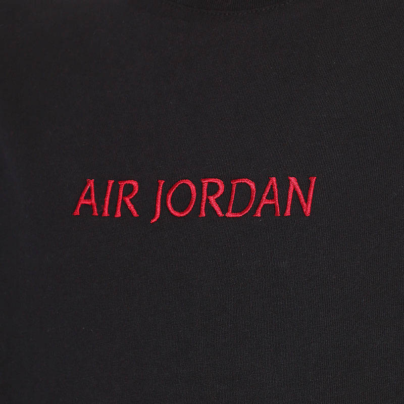 мужская черная футболка Jordan Wordmark Tee DO6098-010 - цена, описание, фото 2